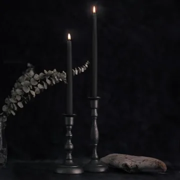 Bluecorn Pure Beeswax Taper Candles - Elegant & Dripless