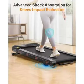 UREVO Walking Pad Treadmill with Auto Incline for Home
