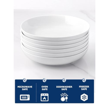 Y YHY 30oz Pasta Bowls Set Microwave Dishwasher Safe