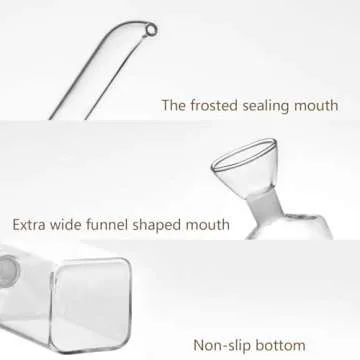 Floatant Olive Oil Pourer Glass Dispenser for All Oils