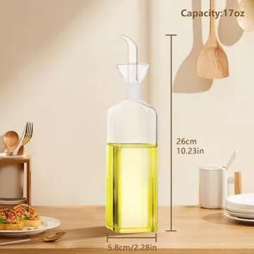 Floatant Olive Oil Pourer Glass Dispenser for All Oils