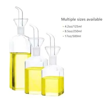 Floatant Olive Oil Pourer Glass Dispenser for All Oils
