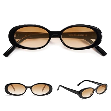 VANLINKER Oval Sunglasses with Polarized Lenses