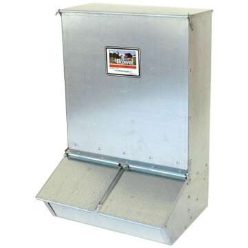 Brower 2 Door Hog Feeder 22H Feeds 8 Hogs! Heavy Duty