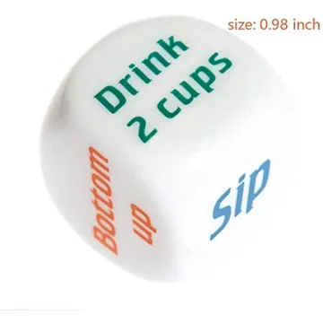 HOMFIN 3PCS Drinking Dice Game for Parties and Gatherings