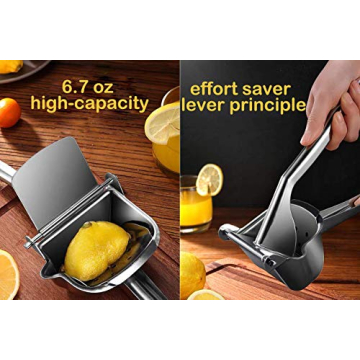 Durable Real Stainless Steel Citrus Juicer for Easy Juicing