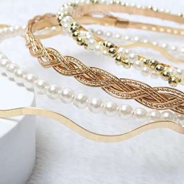 Stylish naibirdr 6PCS Headbands Set for Women and Girls