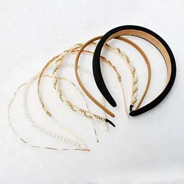 Stylish naibirdr 6PCS Headbands Set for Women and Girls