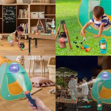 Qtioucp Kids 50pcs Camping Set - Outdoor Fun for Kids