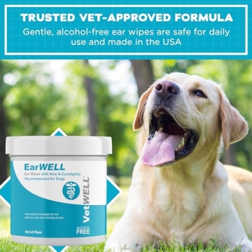 Gentle Dog Ear Wipes for Clean Ears and Happy Pets