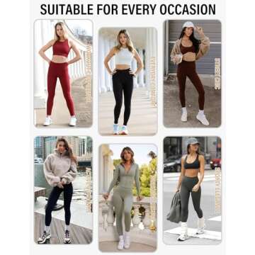 YUDSUD High Waisted Leggings for Women - Comfort & Style
