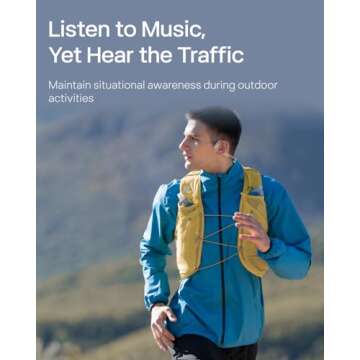 SHOKZ OpenRun Pro Mini- Open-Ear Bluetooth Bone Conduction Sport Headphones - Sweat Resistant Wireless Earphones for Workouts and Running with Premium Deep Base