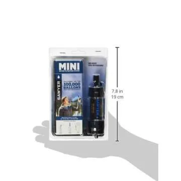 Sawyer Products SP105 MINI Water Filtration System, Single, Black