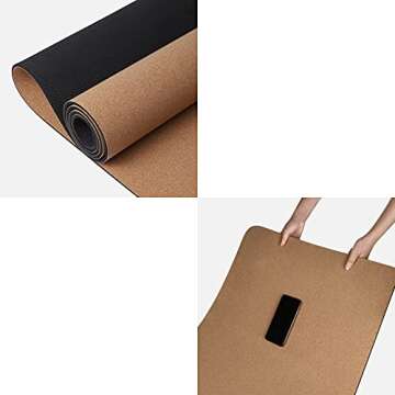 Yoga Mat Non Slip, Eco Friendly Fitness Exercise Mat with Carrying Strap,Pro Yoga Mats for Women,Workout Mats for Home, Pilates and Floor Exercises