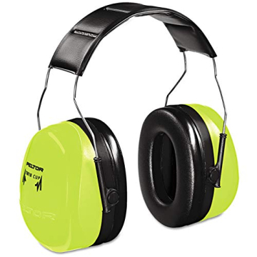 Peltor Optime 105 Hi-Viz Earmuffs - 30 dB Noise Reduction and Comfort for All Activities