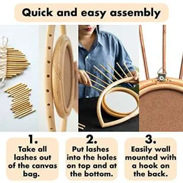 Altglas Eye Wall Decor Rattan Mirror with Customizable Features