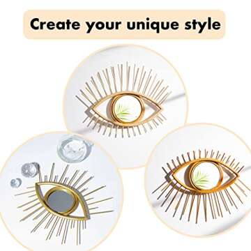 Altglas Eye Wall Decor Rattan Mirror with Customizable Features