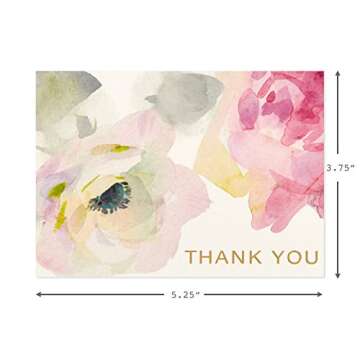 Elegant Hallmark Thank You Cards with Envelopes