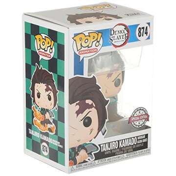 Funko Pop Demon Slayer Tanjiro Kamado with Flaming Blade