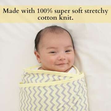 Miracle Blanket Swaddle Wrap - Newborn Essential Baby Blanket - Soft Sleep Sack Ideal for Newborns and Infants (Camper)