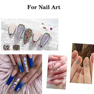 Nail Jewels and Rhinestones Kit for Beautiful Nail Art