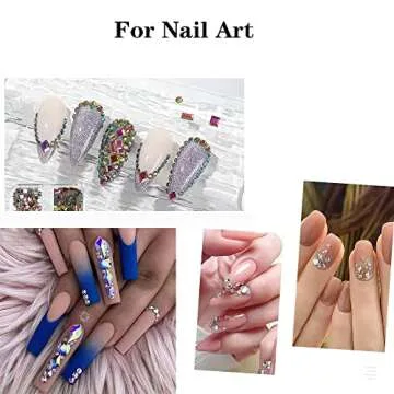 Nail Jewels and Rhinestones Kit for Beautiful Nail Art