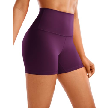 CRZ YOGA Women's Butterluxe Biker Shorts - Ultra Soft, High Waisted 4"