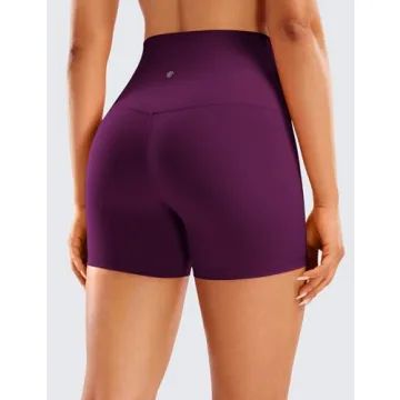 CRZ YOGA Butterluxe Biker Shorts High Waisted 4" Soft Stretchy