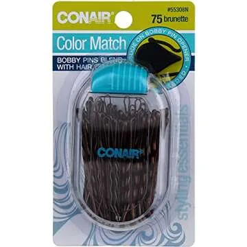 Conair Color Match Bobby Pins in Brown for Stylish Hair Care