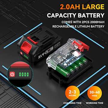 SeeSii 8 Inch Mini Brushless Chainsaw for Effortless Cutting