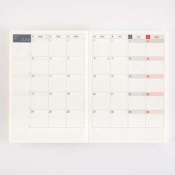 Hobonichi Techo 2024 Cousin Book [English/A5/January Start/Monday Start]