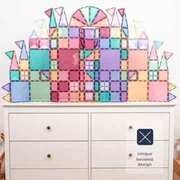 Connetix Magnetic Tiles Creative Pack - 120 Colorful Pieces
