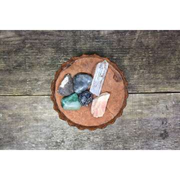 AQUARIUS Gemstone Kit 6 Zodiac Aquarius Gemstones Set Healing Crystals Zodiac Aquarius Set Intention Lithiotherapy Aquarius Stones Set