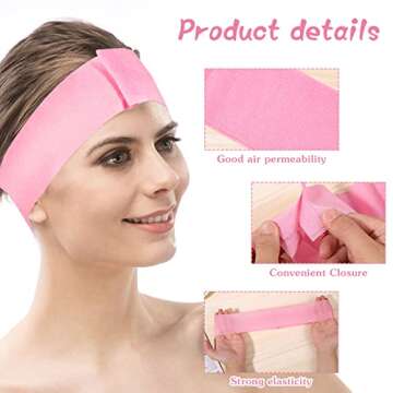 Pimoys 30 Count Disposable Headbands for All Occasions