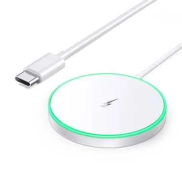 Magnetic Wireless Charger 15W Mag Safe Charger-Fast Charging Pad Compatible with iPhone16/15/14/13/1...