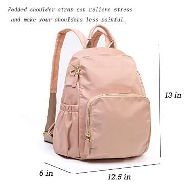Backpack for Women, School Student College Business Travel Backpack Diaper Bag Waterproof Nylon Anti-theft Backpack