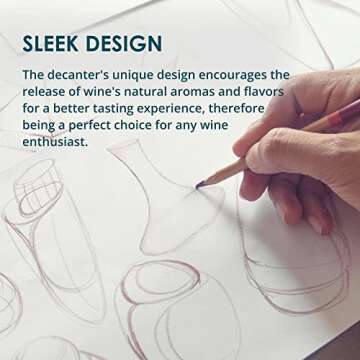 Culinaire Crystal Wine Decanter - All Occasion Gift