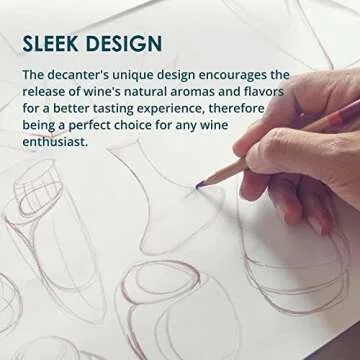 Culinaire Crystal Wine Decanter - All Occasion Gift