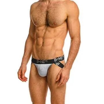 Men's Jockstrap Athletic Supporters Cotton Sport Underwear