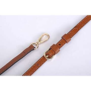 LIVE UP Genuine Leather Purse Strap for Crossbody Bags