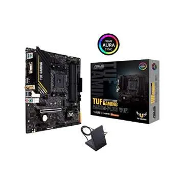 ASUS TUF Gaming A520M-PLUS (WiFi) AMD AM4 (3rd Gen Ryzen™) microATX Motherboard (M.2 Support, 802.11ac Wi-Fi, DisplayPort, HDMI, D-Sub, USB 3.2 Gen 1 Type-A and Aura Addressable Gen 2 headers)