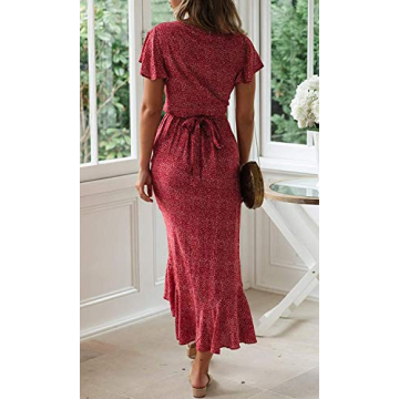 ZESICA Bohemian Floral Maxi Dress for Any Occasion