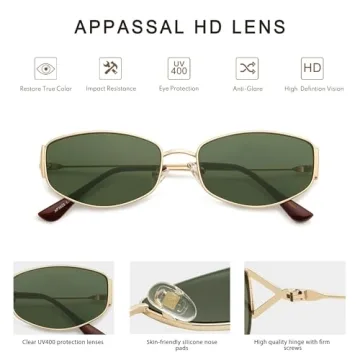 Stylish Appassal Retro Oval Sunglasses for Every Occasion