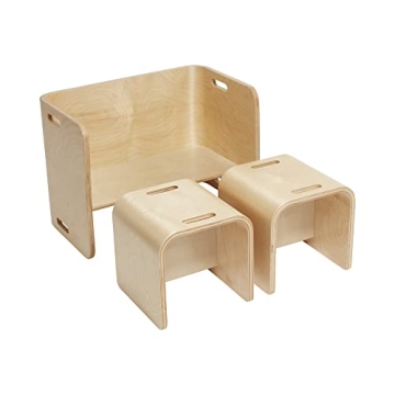 ECR4Kids Premium Bentwood Kids Table and Chair Set