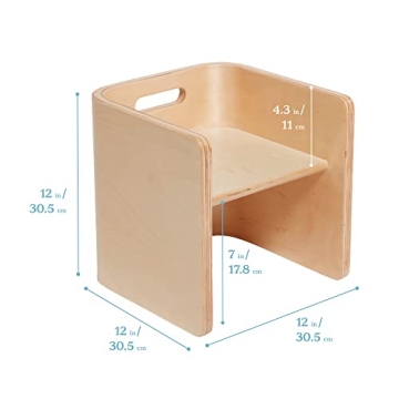 ECR4Kids Premium Bentwood Kids Table and Chair Set