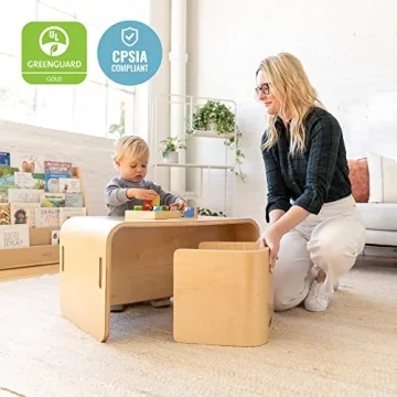 ECR4Kids Premium Bentwood Kids Table and Chair Set