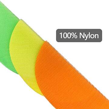 EAONE 48 Pack Carpet Dots for Classroom(5” in Diameter), Hook and Loop Magic Tape Circles Markers, Reusable Floor Dot Spot for School Teachers Students Group Kindergarten Activity, 6 Colors