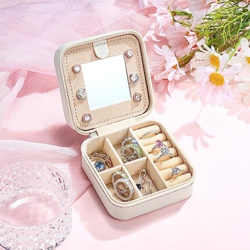 Personalized Initial Jewelry Box - Travel Essentials for Women