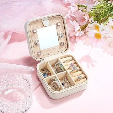 Personalized Initial Jewelry Box - Travel Essentials for Women