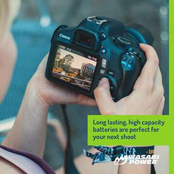 Wasabi Power LP-E6 Battery for Canon Cameras - Reliable & Powerful